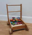Wooden Wagon with Blocks