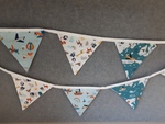 Animal & Transport Print Fabric Bunting