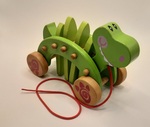 Pull along dinosaur