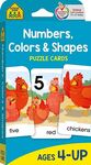 Numbers, Colors & Shapes Puzzle Cards