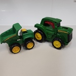 Tractor and Dump Truck