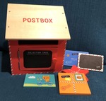K4304: Wooden Postbox PLUS BAG!