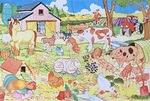 Giant Floor Puzzle - Farm