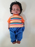 Dressed Male African Doll