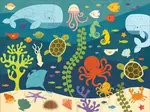 T8312: Ocean Life Floor Puzzle