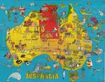S8221: Australian Map Puzzle 140 pieces