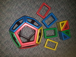 Magnetic Polydron Shapes Set