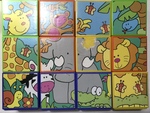4 in 1 Stackable Jungle Cubes Puzzle