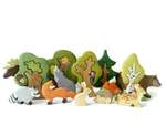 Wooden Woodland Animals Set