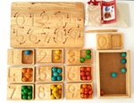 Wooden Counting and Number Set