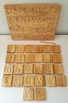 Wooden Alphabet Tracing Set