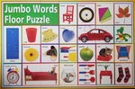 Jumbo floor puzzle words