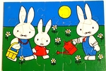 Mixie Rabbit in Garden Puzzle