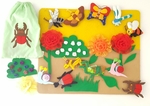Felt Board Garden Scene