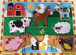Melissa & Doug Farm Animals Chunky Puzzle