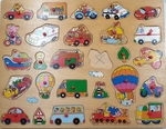 Jumbo Wooden Transport Puzzle