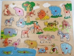 Jumbo Wooden Wild Animal Puzzle
