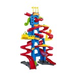 Little People Take Turns Skyway Car Race Tower