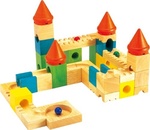 Colourful Castle-Wooden Marble Run