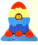 ROCKET 3-D JIGSAW