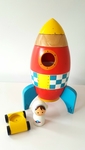 Rocket Stack Wooden Puzzle