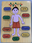 Body Parts Wooden Puzzles
