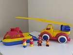 Ferry and Fire Truck