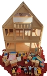 WOODEN DOLL`S HOUSE # 2