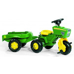 John Deere Pedal Tractor with Trailer