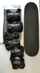 Skate board and protection set