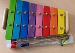 Coloured Wooden Xylophone