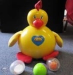 Yellow Musical Laying Hen