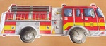 Giant Fire Truck Floor Puzzle