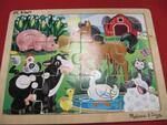 Melissa and Doug Farm Animal Puzzle