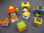 Stacking Activity Cubes & Peek-a-Boo Blocks