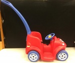 Red & Blue Car with Parent handle