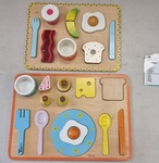  Wooden Breakfast Puzzle Trays