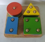Geometric Block Sorter Stacking Puzzle #1