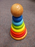 Wooden Rainbow Stacker