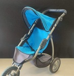 Light blue stroller 