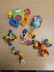 Assorted baby toys