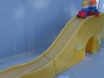 Vintage Fisher Price Car Rollercoaster & People  #1