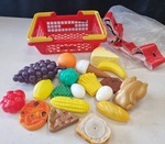 Shopping basket and Food