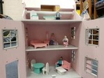 Pink Dolls House with Doors #1