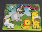 Jungle animal puzzle