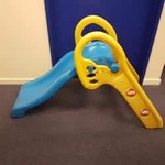 Feblr Slide - Yellow & Blue