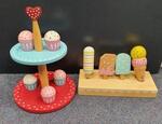 Wooden Cupcake Stand and Ice Cream Stand