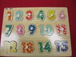 Numbers puzzle 1-15
