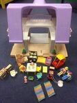 Little Tikes Open Purple-White Dolls House & Accessories