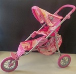 Heart Double seat pram with undercarriage